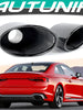 60mm Inlet Black Exhaust Tips Muffler for Audi A4 A5 A6 A7 Refit To RS4 RS5 RS6 RS7