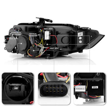 Left+Right For 2013-2016 Audi A4 S4 Halogen Non-AFS SwitchBack Sequential Signal LED Projector Headlights