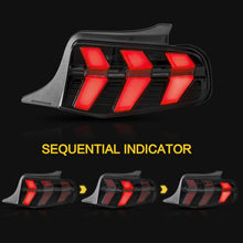 Smoke LED Tail Lights For 2010-2012 Ford Mustang Sequential Signal Rear Lamps