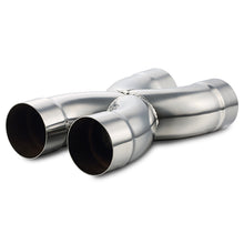 Welded X Pipe 3" Dual Inlet/Outlet Polished Exhaust X Pipe Stainless Steel Crossover Pipe