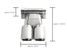 3-Layer Exhaust Tips Chrome for Porsche 718 Cayman 982 Boxster 2017-2023