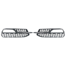 Chrome Front Fog Light Grill Cover For AUDI A3 8V S-Line S3 2013-2016