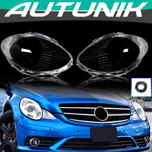 Pair For Mercedes-Benz W251 R350 R500 2006-2010 Headlight Lens Housing Cover L+R