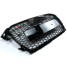 Honeycomb Sport Mesh Grille Grill Black For 13-16 Audi A4 S4 B8.5