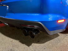 Staggered Black Quad 4.5" Out 3" In 304 Stainless Steel Exhaust Tips Dual Wall