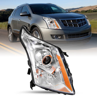 Halogen Right Side Projector Headlight RH for Cadillac SRX 2010-2016