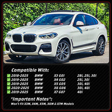 For 2018-2025 BMW G05 X5 X6 X3 X4 X7 M Style Gloss Black Mirror Cover Caps Overlay