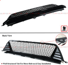 For 2022-2024 Honda Civic Gloss Black Front Lower Grill + Fog Light Bezel Cover Replacement