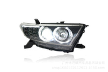 LED Headlights Assembly Front Lamps Smoked for Toyota Highlander 2012-2013