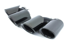 Exhaust Tips Muffler Tailpipe for Porsche Macan Base 2.0L 2019-2023 Black/Silver et104