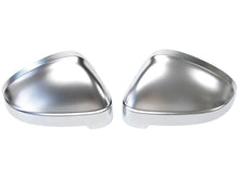 Matte Chrome Mirror Cover Caps Replace for AUDI A4 B9 S4 A5 S5 RS5 2017-2025 WITHOUT Assist Light