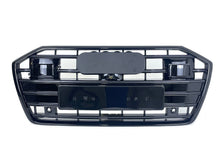 Gloss Black Front Grill for Audi A6 C8 S6 2019-2024 with ACC