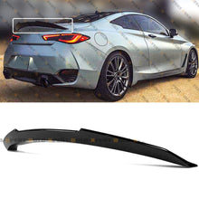 Gloss Black Highkick Duckbill Rear Trunk Spoiler Wing For 2017-2022 Infiniti Q60 Coupe