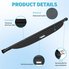 Retractable Rear Cargo Cover For Kia EV6 2022–2025 SUV Trunk Luggage Shade