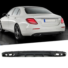 Gloss Black Diffuser & Exhaust Tips for Mercedes W213 Sedan Non-AMG 2017-2020