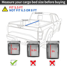 5.5FT Soft 3-Fold Tonneau Cover for 2022-2025 Toyota Tundra  Truck Bed Snowproof