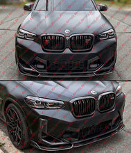 For 2022-2025 BMW X3M X4M Full Carbon Fiber Front Bumper Lower Air Duct Trim Covers