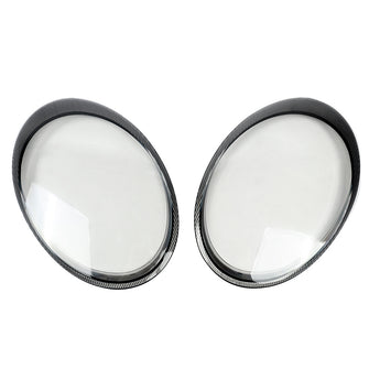 Pair Front Lampshade Headlight Lens Cover For Porsche 997 911 Carrera 2006-2012