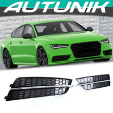 Front Fog Light Cover Grill Kit For AUDI A7 C7.5 S-line S7 2016-2018