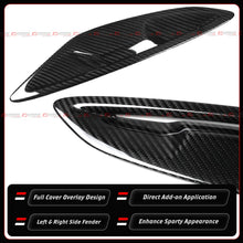 For 2019-2026 BMW G14 G15 G16 840i Full Carbon Fiber Fender Garnish Side Trim Cover