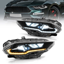 LED Dual Projector Headlights for 2018-2022 Ford Mustang GT Ecoboost