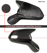 For 2016-2024 Chevrolet Camaro Dry Carbon Fiber M-Style Mirror Cover Caps Add-on