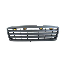 Black Front Bumper Upper Grille w/ LED Light Fit For 1998-2006 Toyota Land Crusier LC100