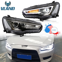 LED Headlights For 2008-2018 Mitsubishi Lancer EVO X Full LED DRLs