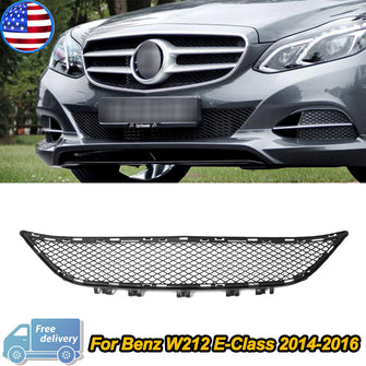 Front Center Lower Bumper Grille for 2014 2015 2016 Mercedes-Benz W212 E350 / E400 Sedan