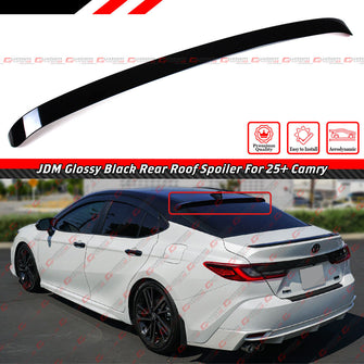 Gloss Black Rear Window Roof Spoiler Wing fit for 2025+ Toyora Camry 9th LE XLE SE XSE