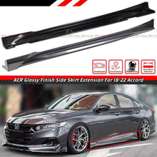 For 2018-2022 Honda Accord ACR Modern Steel Metallic Add On Side Skirt Extensions