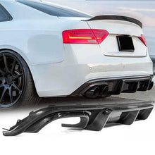 Real Carbon Fiber Rear Diffuser For Audi A5 S-line S5 B8.5 2013-2017