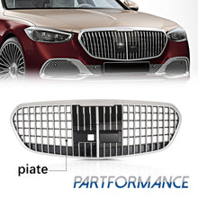 Chrome Front Bumper Grill For Mercedes Benz W223 S680 S550 S580 Sedan 2021-2024 W/ACC