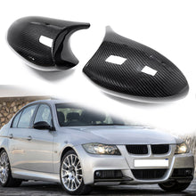 Real Carbon Fiber Mirror Cover Caps For 2005-2009 BMW E90 E91 E92 E93 Pre-LCI Replacement