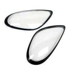 Pair Headlight Clear Lens Cover Cap For Porsche 981 Boxster Cayman 2014-2016