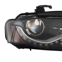 Fit For 2009-2010 Audi A4 B8 [HID/Xenon W/O AFS] LED DRL Projector Headlights