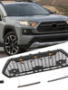 Black Front Bumper Upper Grille Radiator w/ LED Lights fit for Toyota RAV4 2019-2020