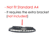 Honeycomb Black Front Grille for 2020-2024 Audi A4 B9 Sline S4