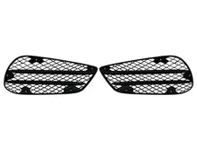 Fog Lamp Grille Air Vent Cover Black for Benz W212 S212 AMG Line Facelift 2013-2015