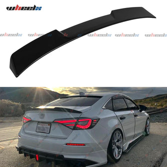 For Honda Civic Sedan 11th 2022-2025 Gloss Black Sport Rear Window Roof Spoiler Wing