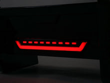 For 2017-2019 Audi A5 S-line S5 B9 Rear Bumper Diffuser Gloss Black w/ LED light