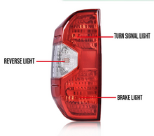 Red Clear Tail Lights Brake Lamp for Toyota Tundra 2014-2021