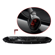 For Toyota Tundra 2014-2021 Front Upper Hood Bulge Molding W/ Lights Gloss Black