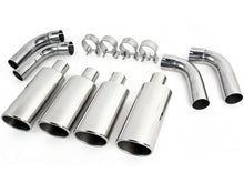 4pcs Chrome Quad Exhaust Tips For Mercedes G-Class W463 W464 G500 G550 G63 AMG 2002-2024