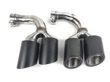 For 2019-2024 Porsche Cayenne Base 9Y0 Carbon Fiber Exhaust Tips Muffler Tail Pipe Replacement