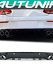 Black Rear Diffuser Chrome Exhaust Tips For Mercedes C-class W205 Coupe C205 A205 AMG 2015-2021 di29