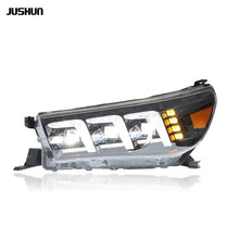 LED Headlights Sequential Animation DRL Assembly for Toyota Hilux Revo 2016-2018