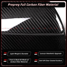 For 2025+ Tesla Model Y Juniper Add-on Full Carbon Fiber Side Mirror Cover Caps