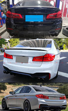 M5 Style Glossy Black Rear Diffuser For 2017-2023 BMW G30 5 Series 530i 540i W/ M Sport Bumper