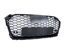 Gloss Black Front Mesh Grille for Audi A5 S5 B9 2017-2019 fg120